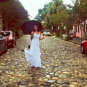 Lily Pulitzer white lace maxi dress Only worn once